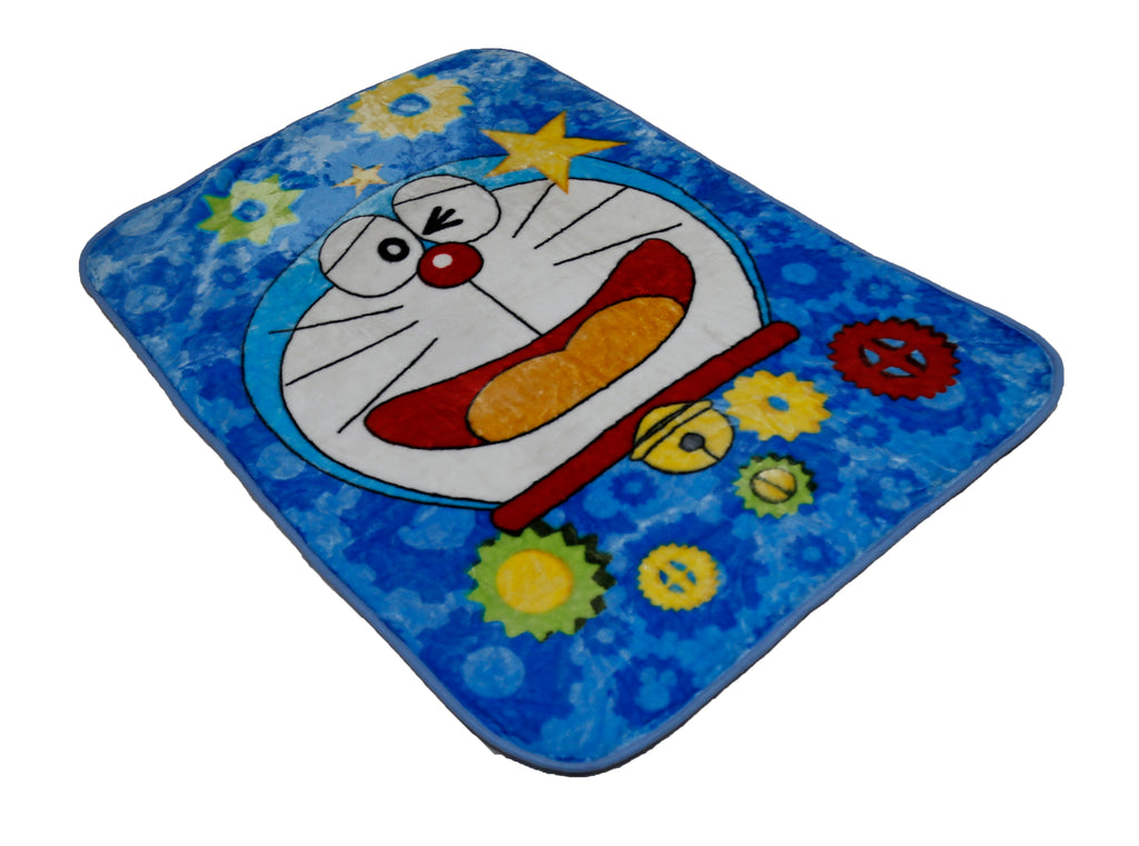 Doraemon (Printed) Baby Blanket(38 X 56 Inch)-Polyester - Jagdish Store Online Since 1965
