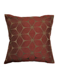 (Maroon/Rust)Reversible- Polyester Cushion Cover - Jagdish Store Online Since 1965