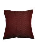 (Maroon/Rust)Reversible- Polyester Cushion Cover - Jagdish Store Online Since 1965