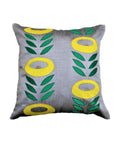 (Grey)Patch Work- Dupion Silk Cushion Cover - Jagdish Store Online Since 1965