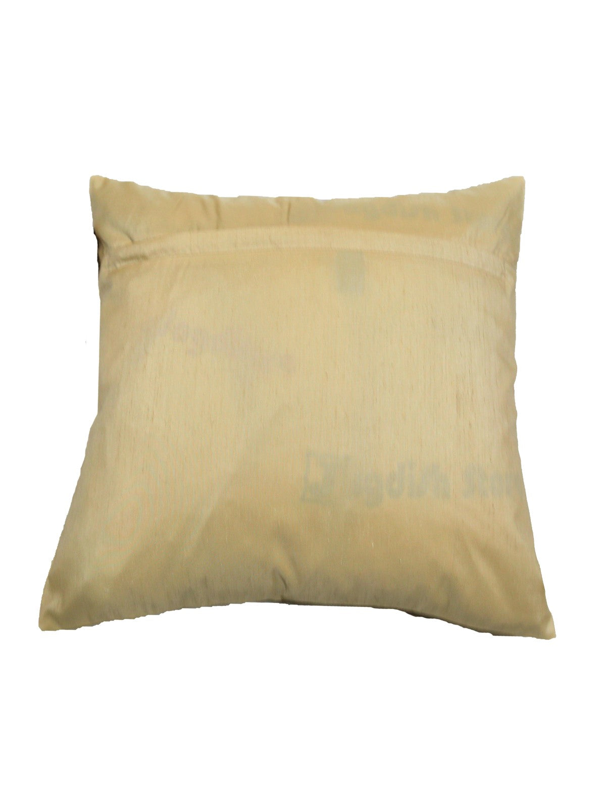 Plain sandy beige reverse with a concealed zip