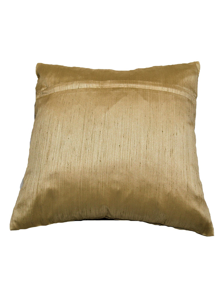 (Beige)Plain- Polyester Cushion Cover - Jagdish Store Online Since 1965