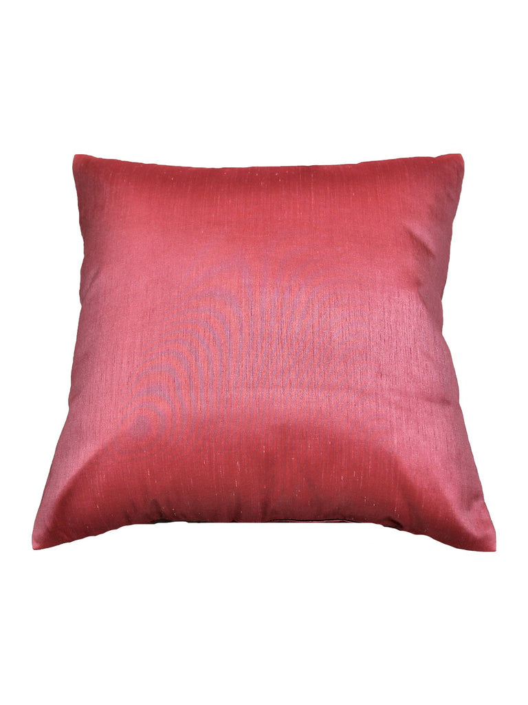 (Pink)Plain- Polyester Cushion Cover - Jagdish Store Online Since 1965