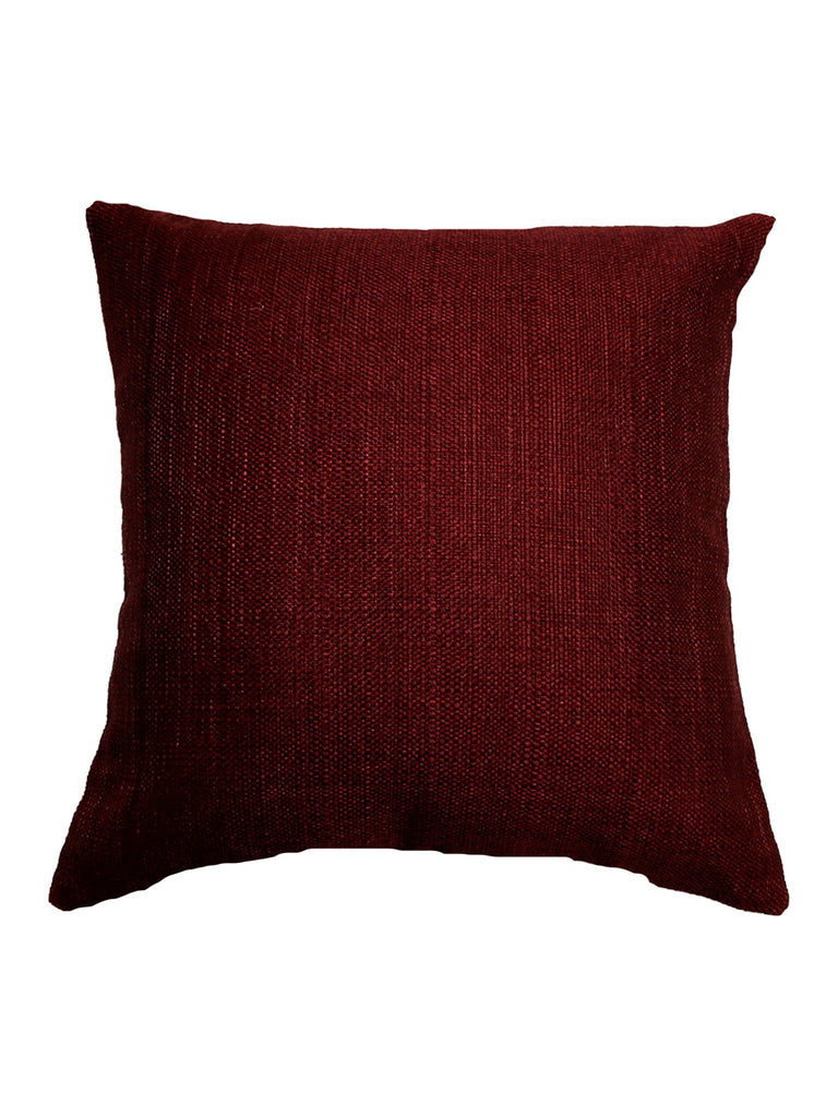 (Maroon)Plain- Cotton Cushion Cover - Jagdish Store Online Since 1965