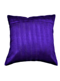 (Purple)Plain- Raw Silk Cushion Cover - Jagdish Store Online Since 1965