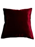 (Maroon)Plain- Velvet Cushion Cover - Jagdish Store Online Since 1965
