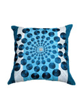 (Blue)Embroidery- Polyester Cushion Cover - Jagdish Store Online Since 1965
