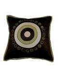 (Brown)Patch Work- Polyester Cushion Cover - Jagdish Store Online Since 1965