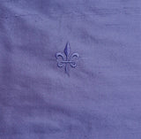 Fleur-De-Leys Upholstery Fabric Silk (Lilac)