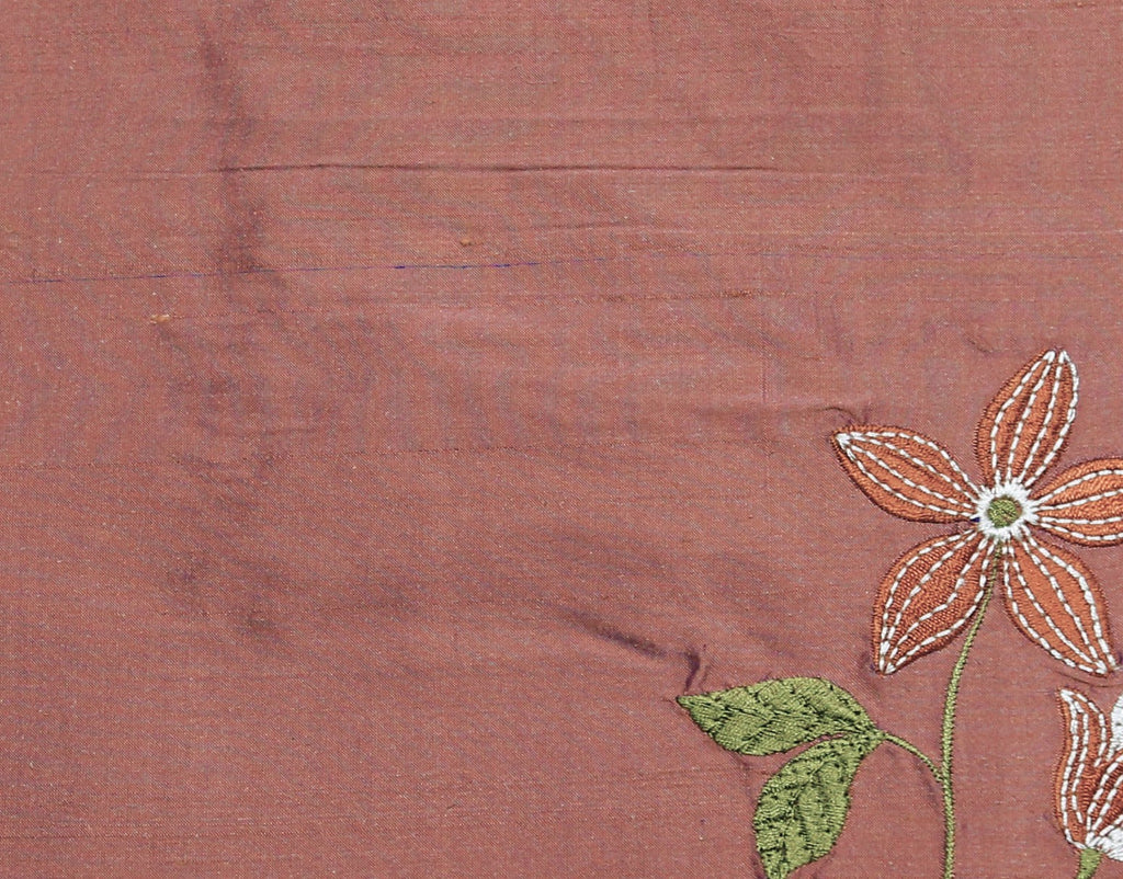 Creta Emb Upholstery Fabric Silk (Pink)-Rs. 1750 per mtr - Jagdish Store Online Since 1965