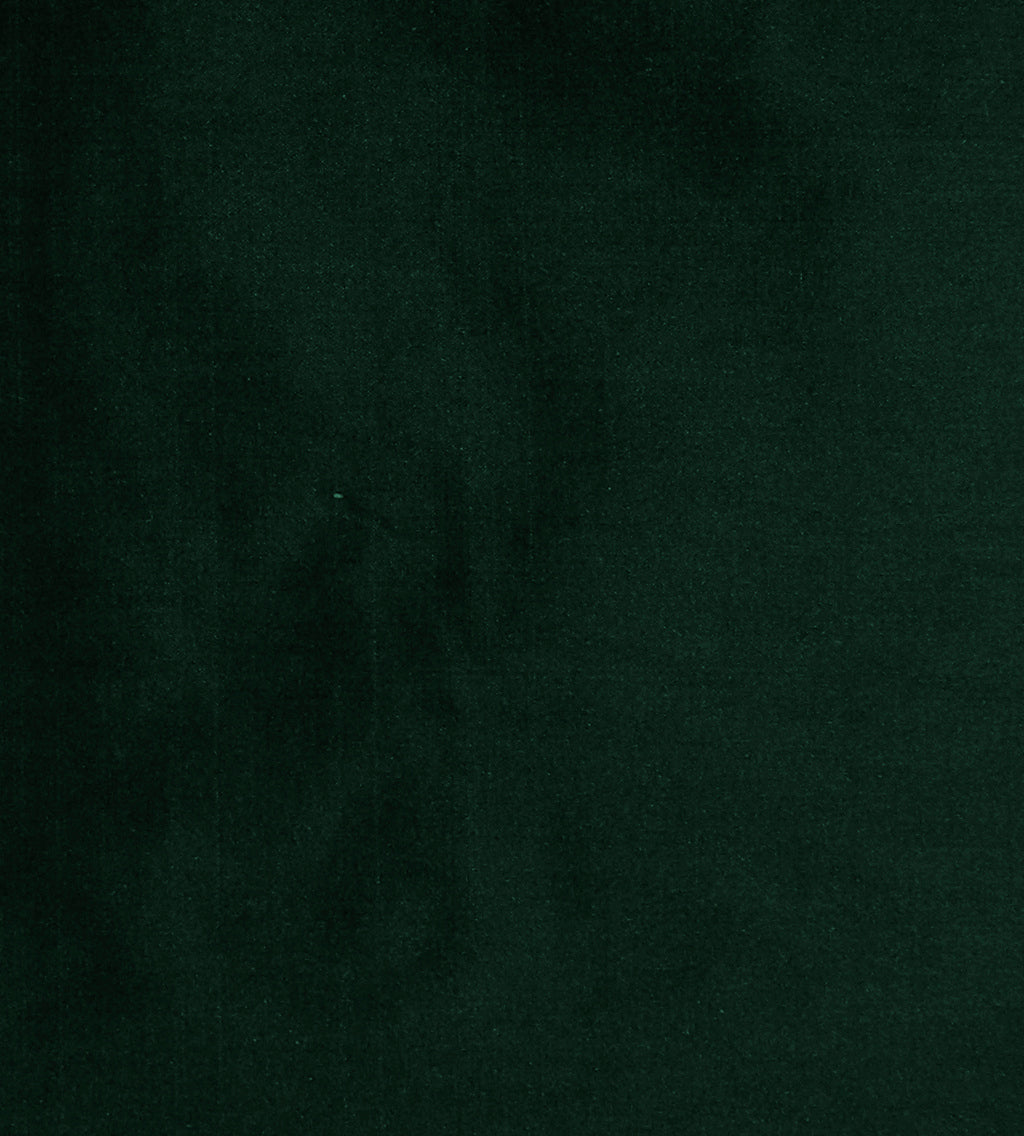 Dark green silk upholstery fabric in a plain, even colour