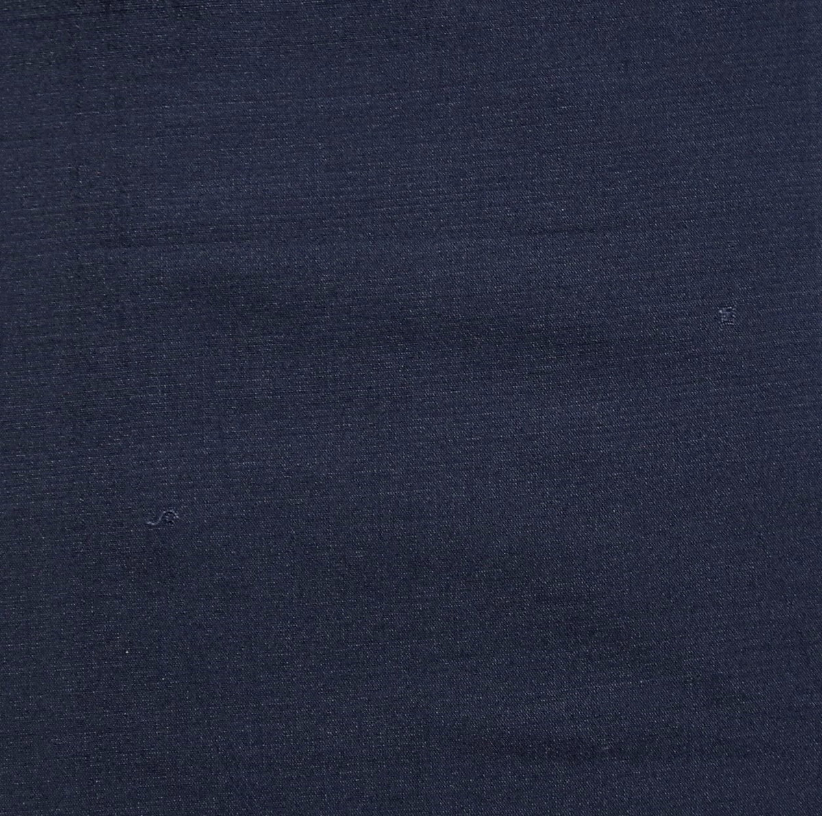 Navy blue silk upholstery fabric in a plain, even colour