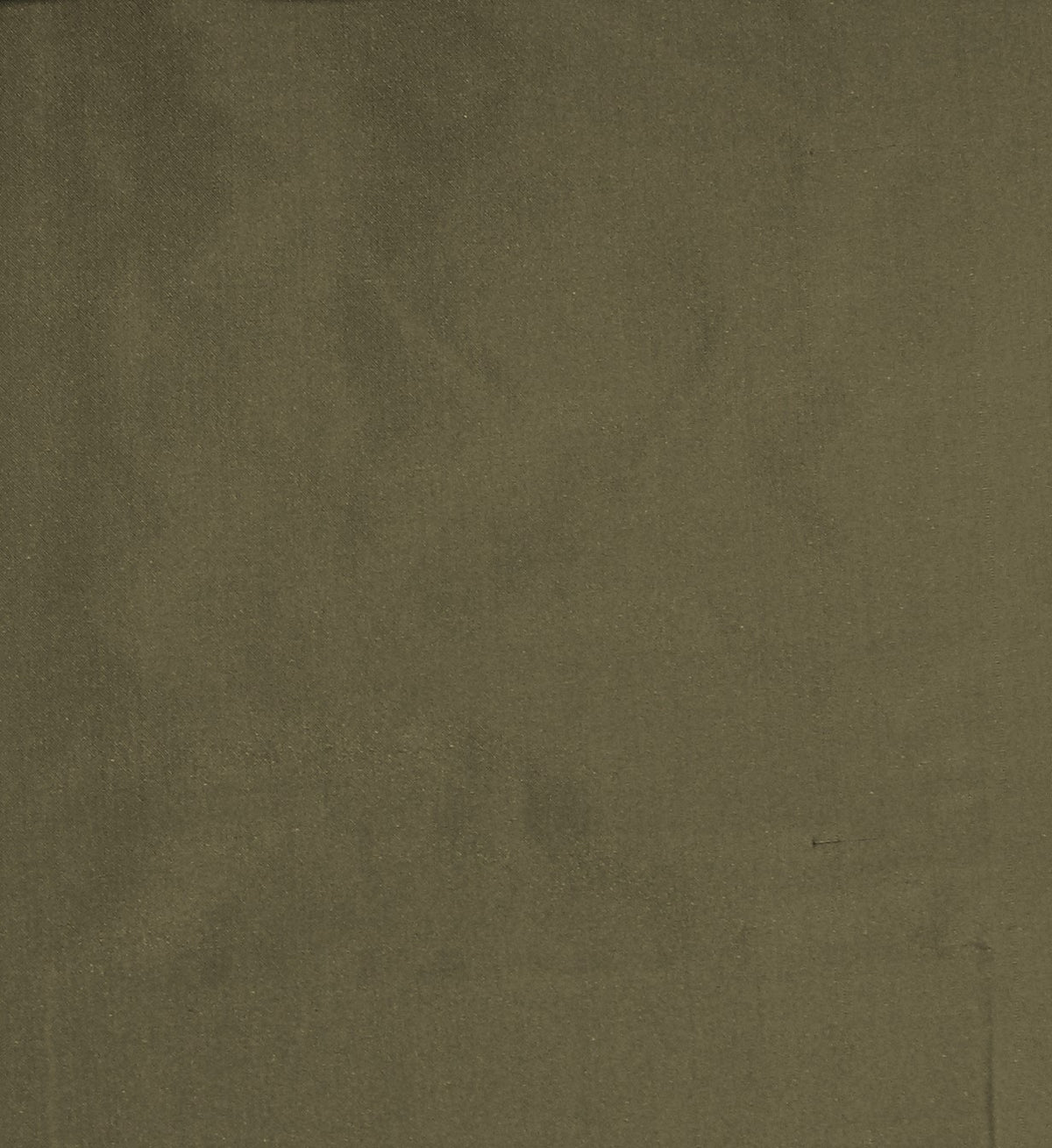 Olive-taupe grey silk upholstery fabric in a plain, even colour