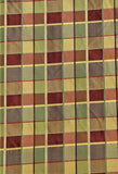 Satin Plaid Upholstery Fabric Silk (Wine)-Rs. 1675 per mtr - Jagdish Store Online Since 1965