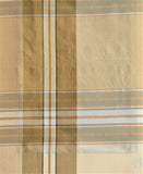 Big Check Upholstery Fabric Silk (Beige)-Rs. 1150 per mtr - Jagdish Store Online Since 1965