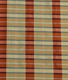 Voyager Upholstery Fabric Silk (Rust/Beige)