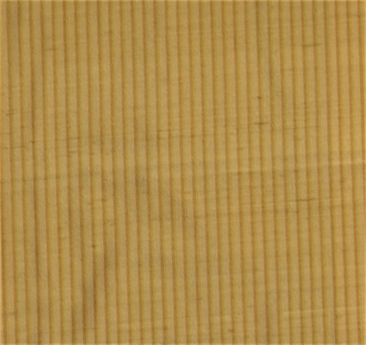 Tan-gold silk upholstery fabric with a fine self-striped ribbed weave