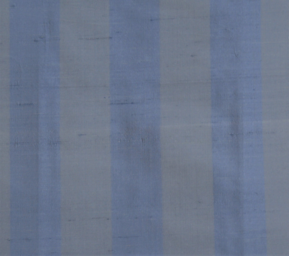 Cornflower-blue silk upholstery fabric with a subtle self-striped sheen
