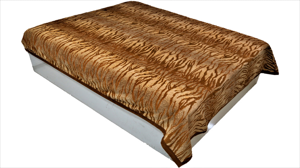 Printed(Orange) Blanket Quilt (90x100 Inch) - Jagdish Store Online Since 1965