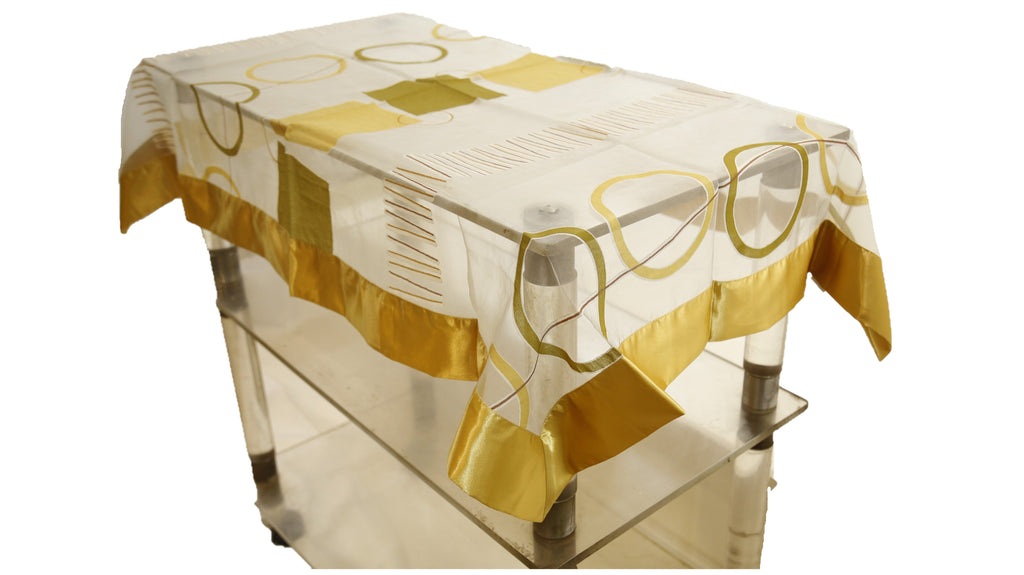 Printed (36 X 54 Inch) Table Cover(Multicolor)-Polyester - Jagdish Store Online Since 1965