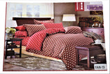 Printed (Red) Cotton Double Bed Duvet Cover
