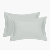 (L.Green)Plain- Cotton Pillow Cover(18x27 Inch)-2Pcs - Jagdish Store Online Since 1965