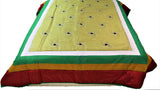 Swrill Design(Multi) PolyCotton Quilt (90x108 Inch)-400 GSM - Jagdish Store Online Since 1965