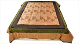 Ceter Highlight(Rust/Brown) PolyCotton Quilt (90x108 Inch)-400 GSM - Jagdish Store Online Since 1965