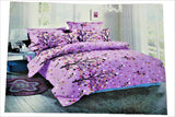 Printed (Purple) Cotton Duvet Cover(225x270 Cm) - Jagdish Store Online Since 1965