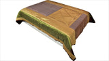Embroidery(Maroon/Beige) PolyCotton Quilt (90x108 Inch)-400 GSM - Jagdish Store Online Since 1965