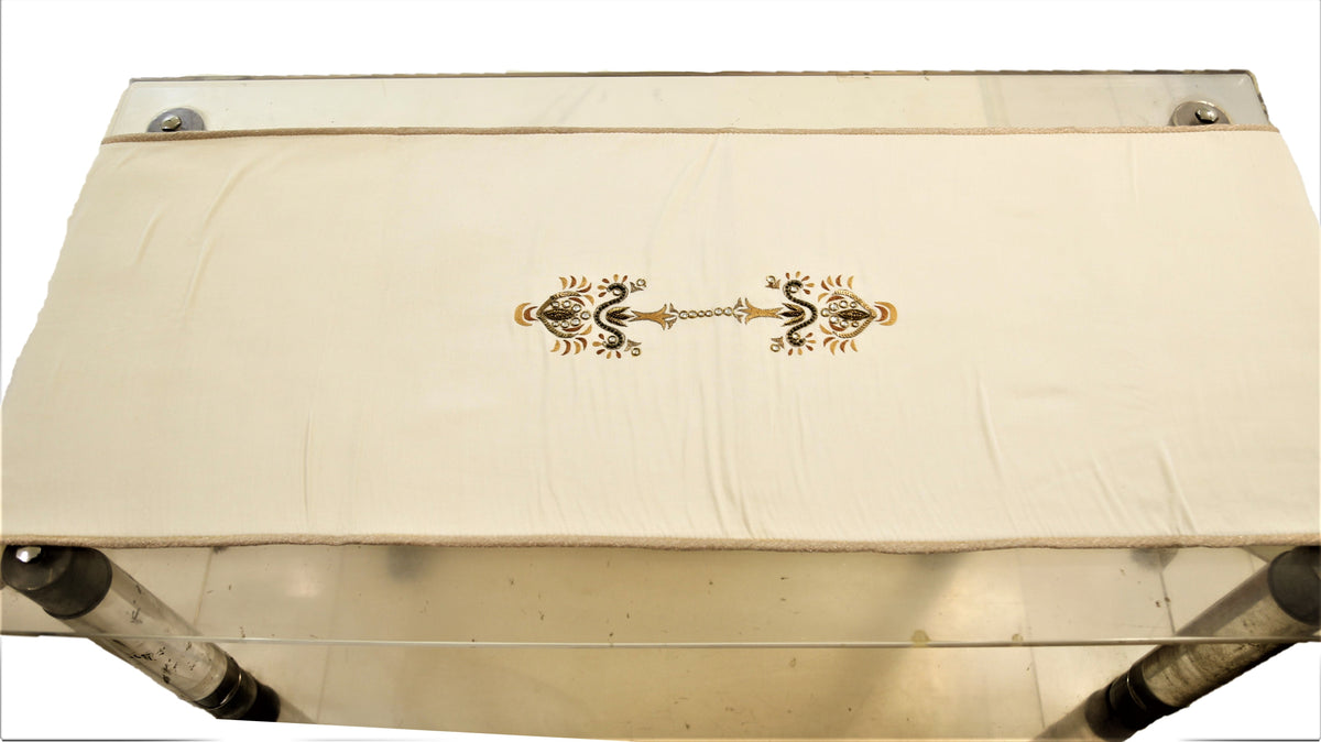 Embroidery (13 X 60 Inch) Table Runner(Cream)-Polyester - Jagdish Store Online Since 1965