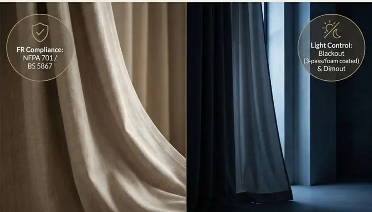 Sheer curtains dressing a bright window