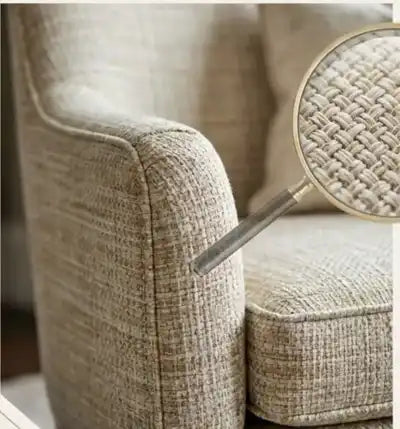 Close-up of a rich upholstery weave